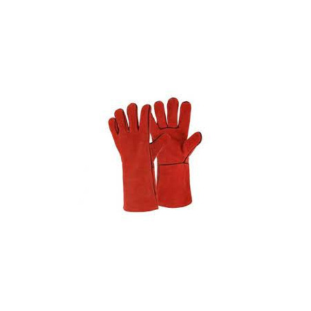 R  rękawice   spawalnicze czerwone